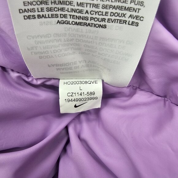 Nike City Ready Down Parka Jacket Womens Large Oversized Fit CZ1141-589 Coat NEW - Picture 14 of 14